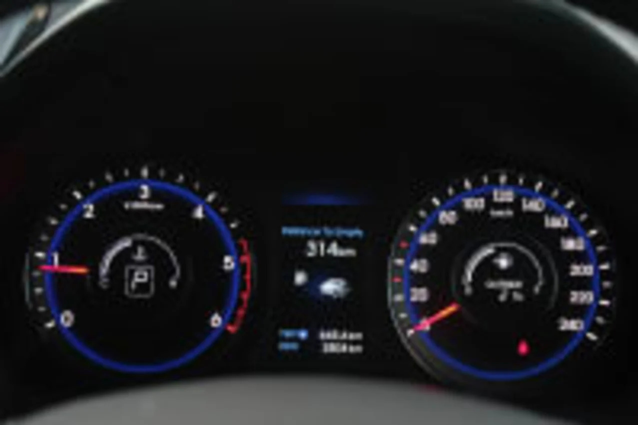 2014 Hyundai i40 Tourer gauges